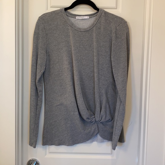 Stateside viscose fleece sweatshirt grey revolve m - Picture 10 of 10
